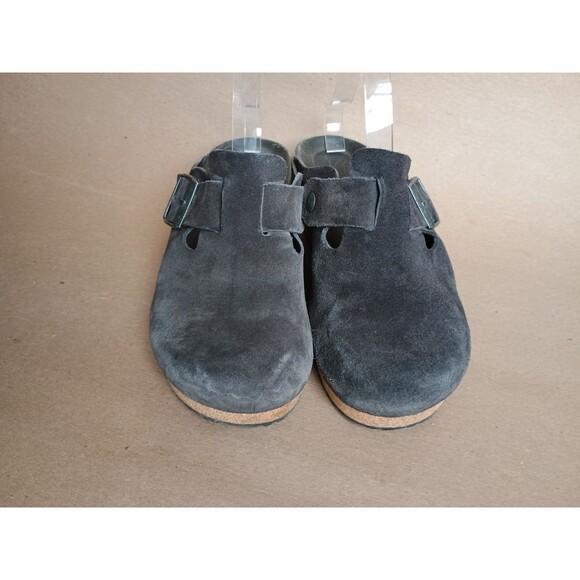 Papillio by Birkenstock Fanny Wedge Buckle Clogs Mules Womens Sz 8 EU 39 Gray - Picture 2 of 9